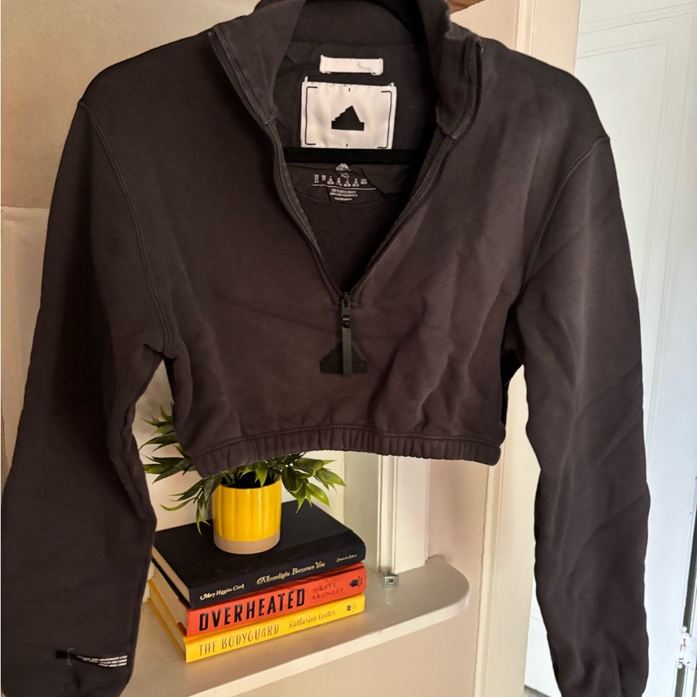 Adidas Black cropped Jacket